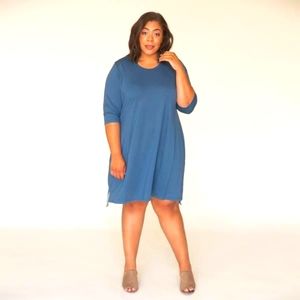 Ori size 5 french terry dress with belt NWT